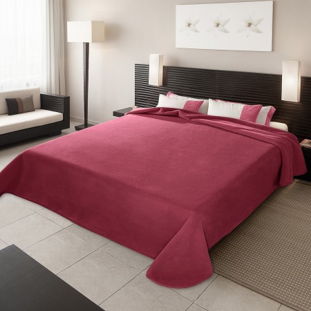 ΚΟΥΒΕΡΤΑ ΙΣΠΑΝΙΑΣ ΜΟΝΗ 160X220 BELPLA STER PLAIN FUCHSIA(22)