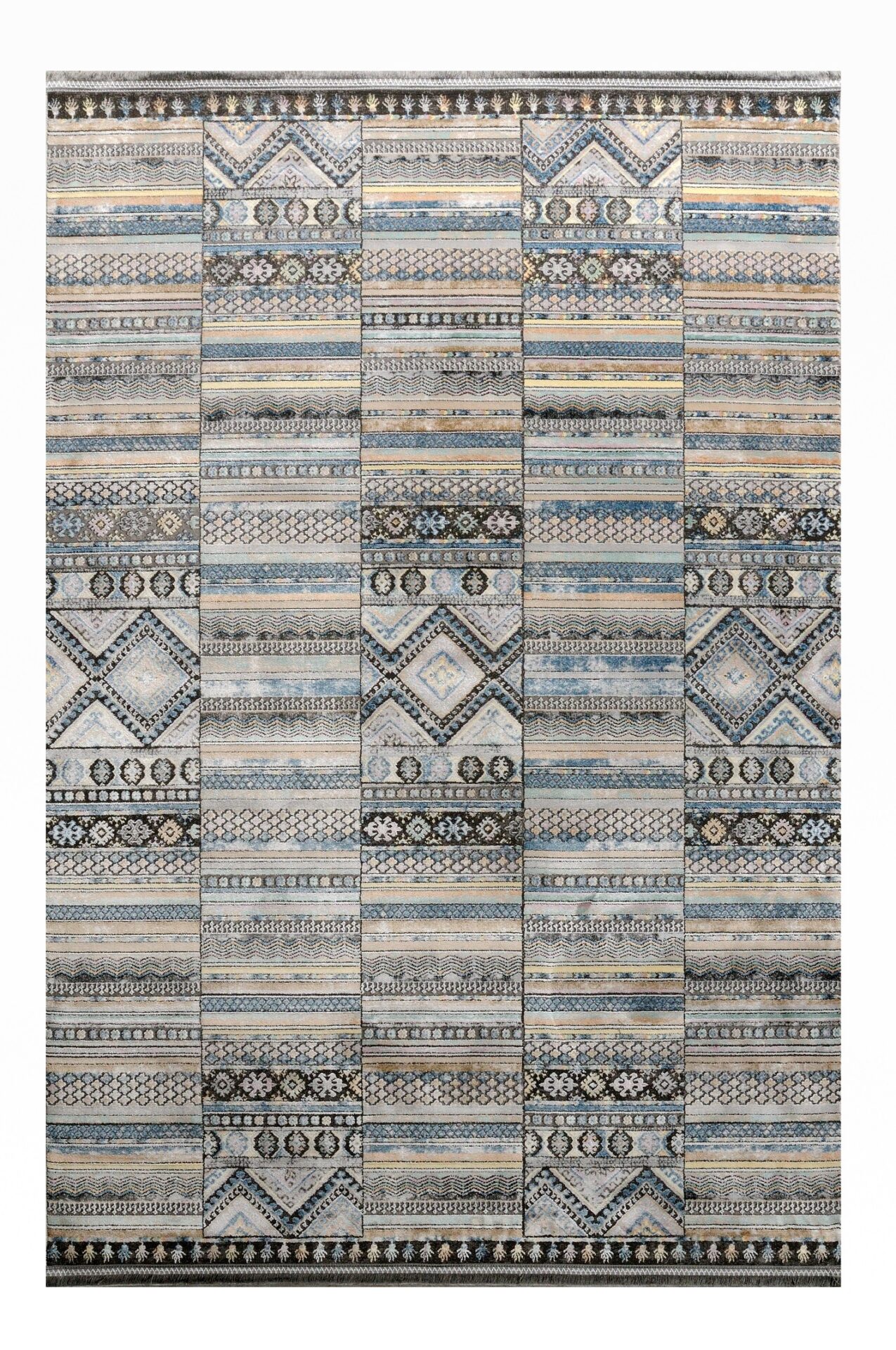 Tzikas Carpets Χαλί QUARES 31776-ΓΚΡΙ Tzikas Carpets 160x230