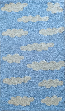 ΧΑΛΙ ΠΑΙΔΙΚΟ KIDDO CLOUDS LIGHT BLUE - Klonaras Home Fashion 090cm x 160cm