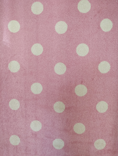 ΧΑΛΙ ΠΑΙΔΙΚΟ LOLLIPOPS 8334/G PINK DOTS- Klonaras Home Fashion 080cm x 150cm