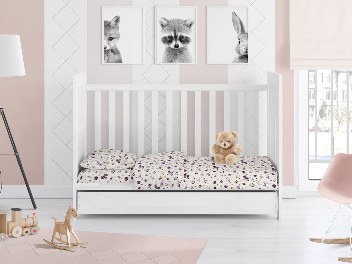 ΚΑΤΩΣΕΝΤΟΝΟ ΜΕ ΛΑΣΤΙΧΟ bebe Baby 01 0,70X1,40X0,15 Flannel cotton 100% φωτογραφία