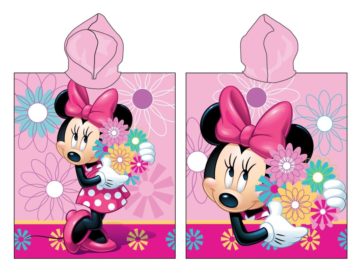 DISNEY DIMcol ΠΟΝΤΣΟ ΠΑΡΑΛΙΑΣ DISNEY MINNIE 09 50X115 Digital Print Cotton 100%