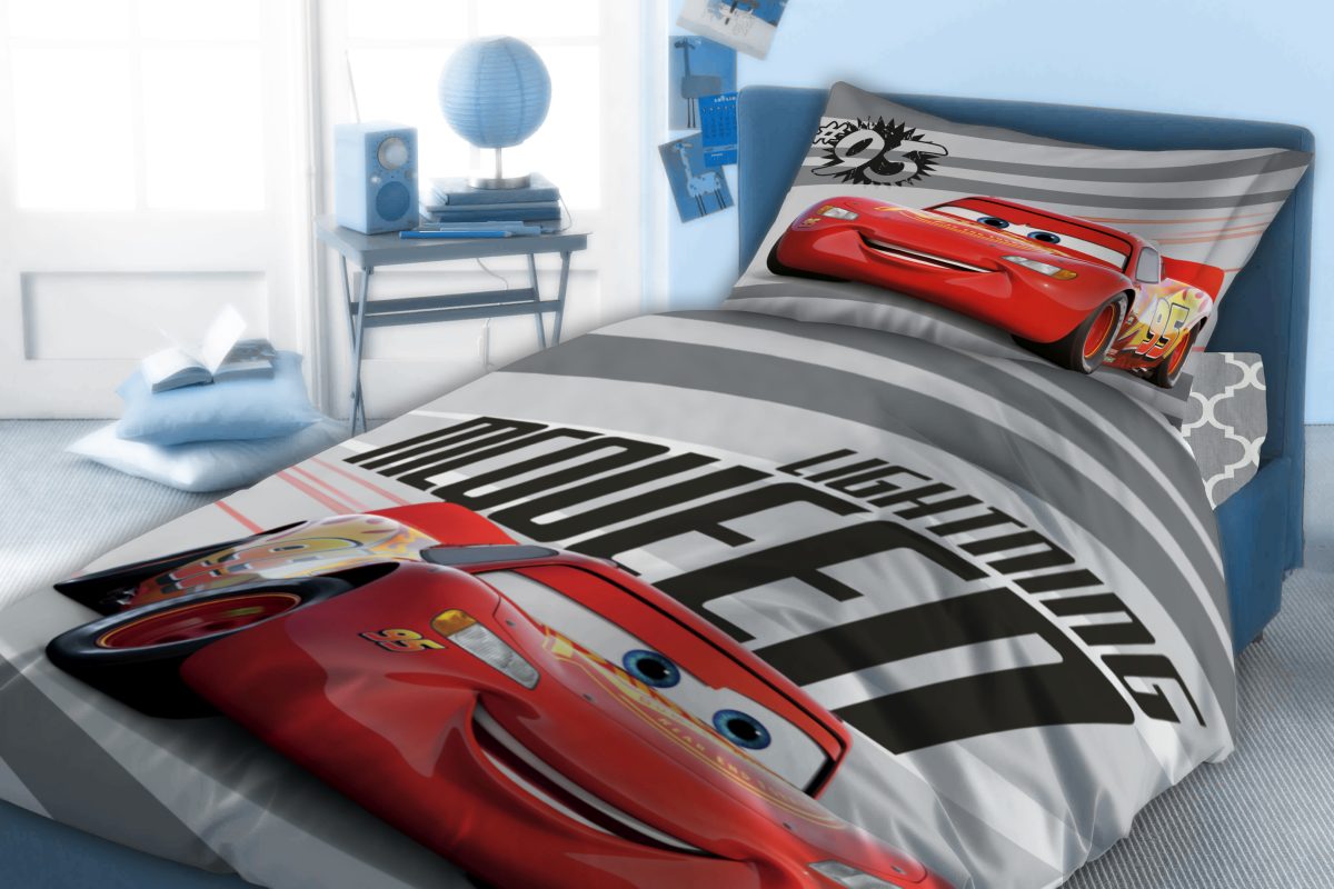 ΠΑΠΛΩΜΑΤΟΘΗΚΗ ΣΕΤ 2 τεμ Disney CARS 870 160Χ240 Digital Print Cotton 100% φωτογραφία