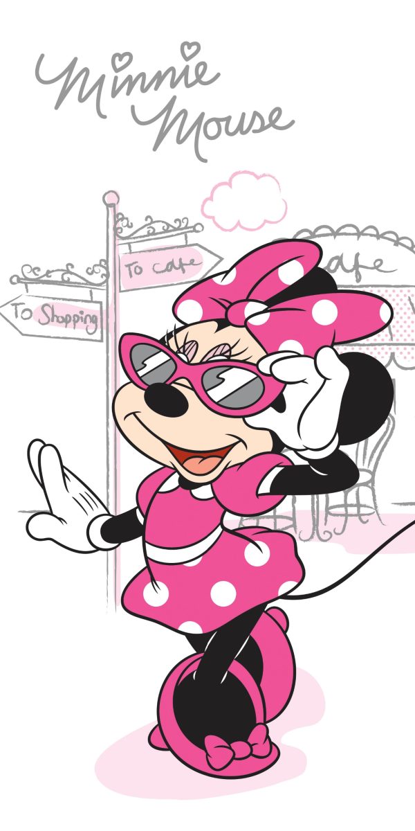 DISNEY DIMcol ΠΕΤΣΕΤΑ ΘΑΛΑΣΣΗΣ ΒΕΛΟΥΤΕ DISNEY MINNIE 56 70X140 Digital Print