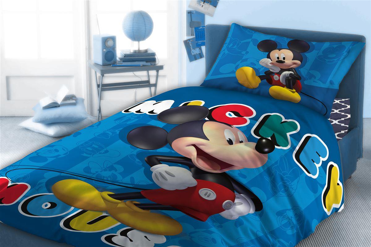 DISNEY DIMcol ΠΑΠΛΩΜΑΤΟΘΗΚΗ ΣΕΤ 2 τεμ DISNEY MICKEY 860 160Χ240 Digital Print Cotton 100%