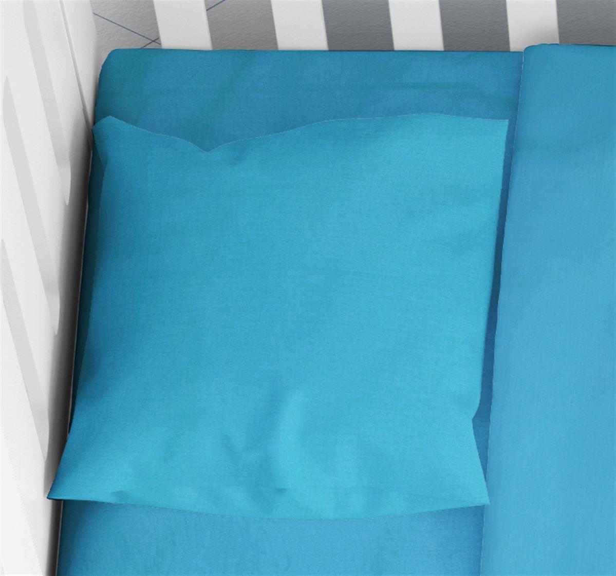 DIMcol ΜΑΞΙΛΑΡΟΘΗΚΗ bebe Solid 493 35X45 Turquoise Cotton 100%