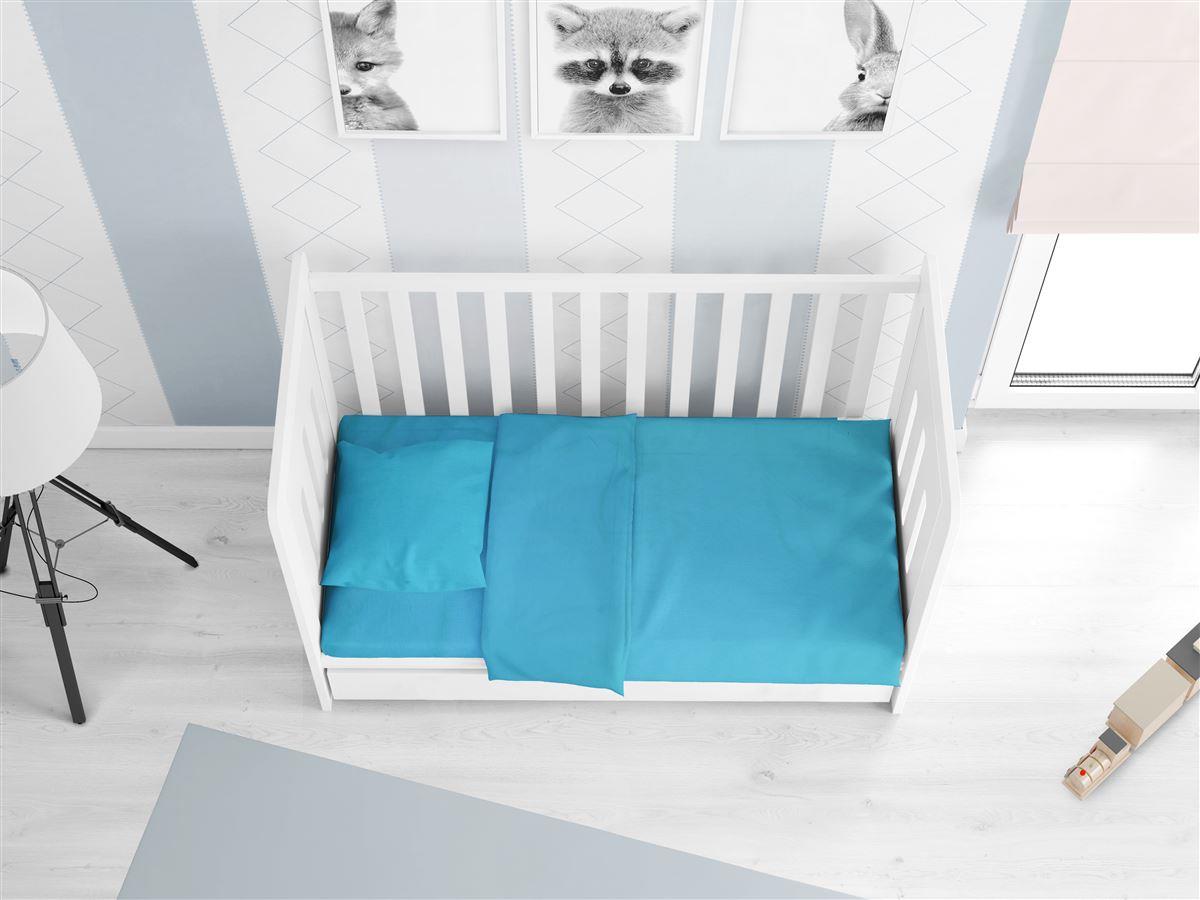 ΚΑΤΩΣΕΝΤΟΝΟ ΜΕ ΛΑΣΤΙΧΟ bebe Solid 493 0,70X1,40X0,15 Turquoise Cotton 100% φωτογραφία