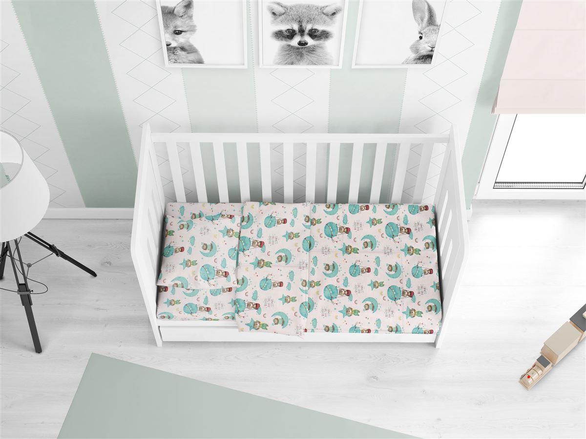 ΠΑΠΛΩΜΑΤΟΘΗΚΗ ΕΜΠΡΙΜΕ bebe Reach the stars 192 120Χ160 Green Cotton 100% φωτογραφία