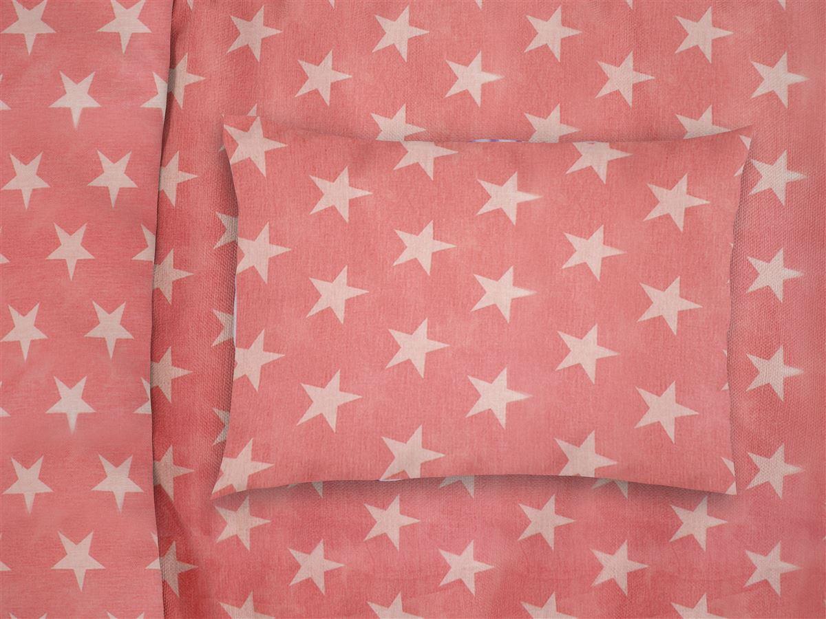 DIMcol ΜΑΞΙΛΑΡΟΘΗΚΗ ΕΜΠΡΙΜΕ bebe Star 34 35X45 Coral Cotton 100%