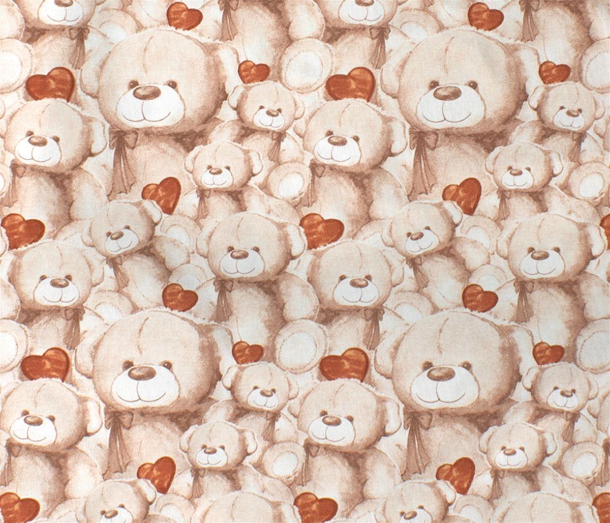 Πάνα Χασέ (80×80) Dimcol Teddy Bear 535 Beige