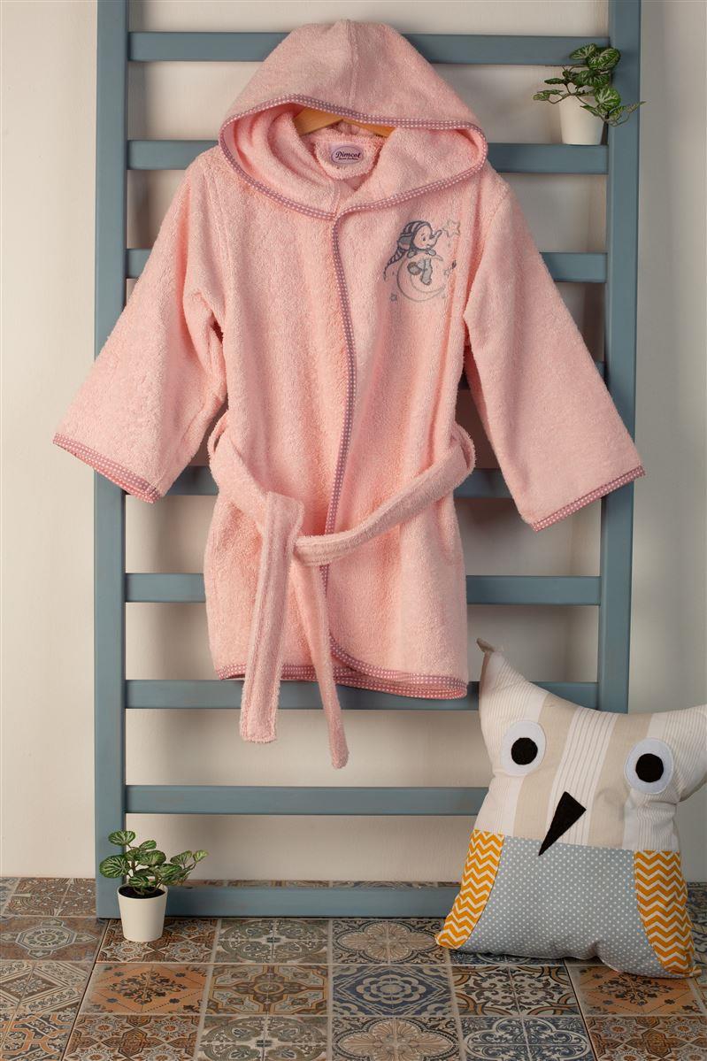 DIMcol ΜΠΟΥΡΝΟΥΖΙ Με Κέντημα bebe Dreaming Elephant 167 SIZE:02 Ροζ 100% Cotton