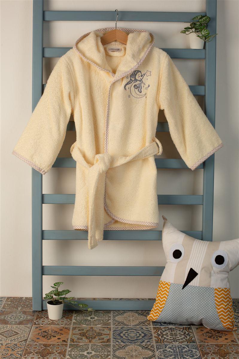 DIMcol ΜΠΟΥΡΝΟΥΖΙ Με Κέντημα bebe Dreaming Elephant 169 SIZE:02 Εκρού 100% Cotton