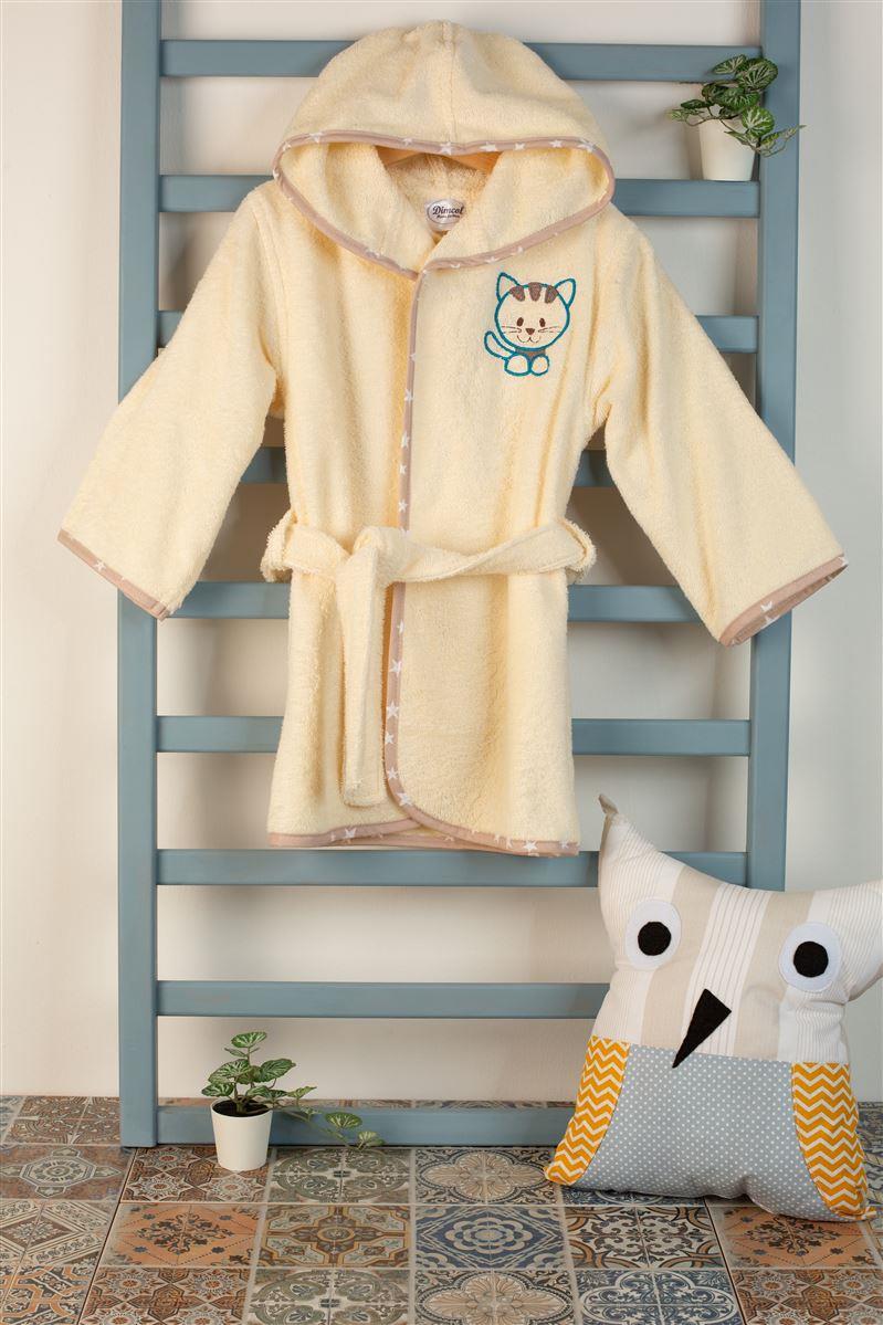 DIMcol ΜΠΟΥΡΝΟΥΖΙ Με Κέντημα bebe Kitty 138 SIZE:04 Εκρού 100% Cotton