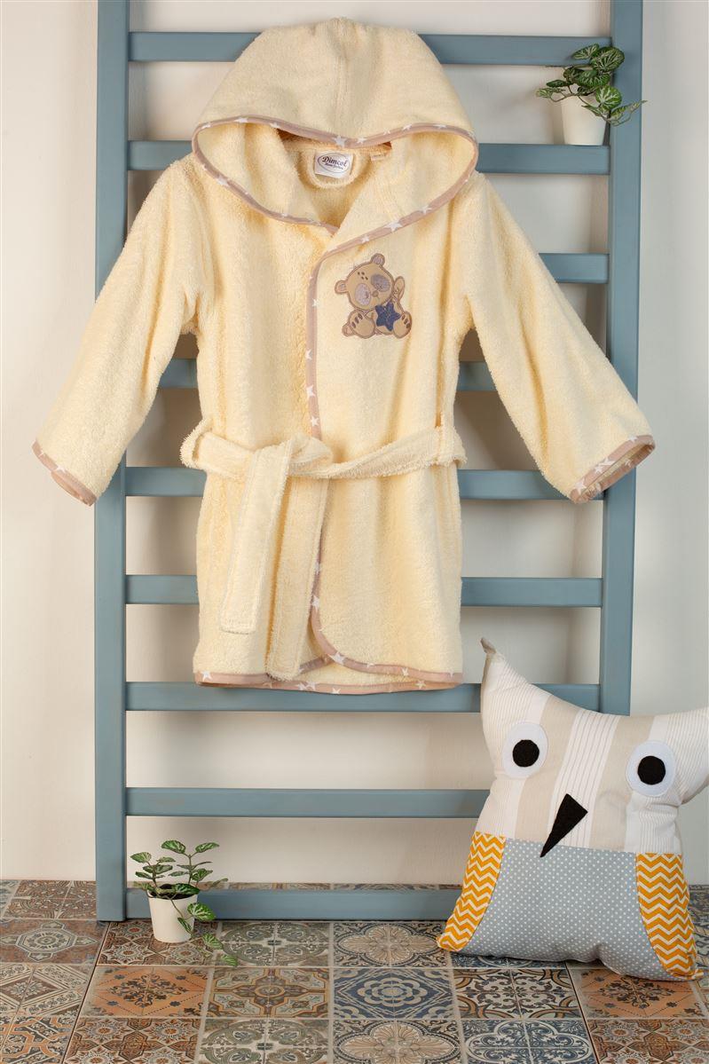 DIMcol ΜΠΟΥΡΝΟΥΖΙ Με Κέντημα bebe Star Bear 153 SIZE:02 Εκρού 100% Cotton