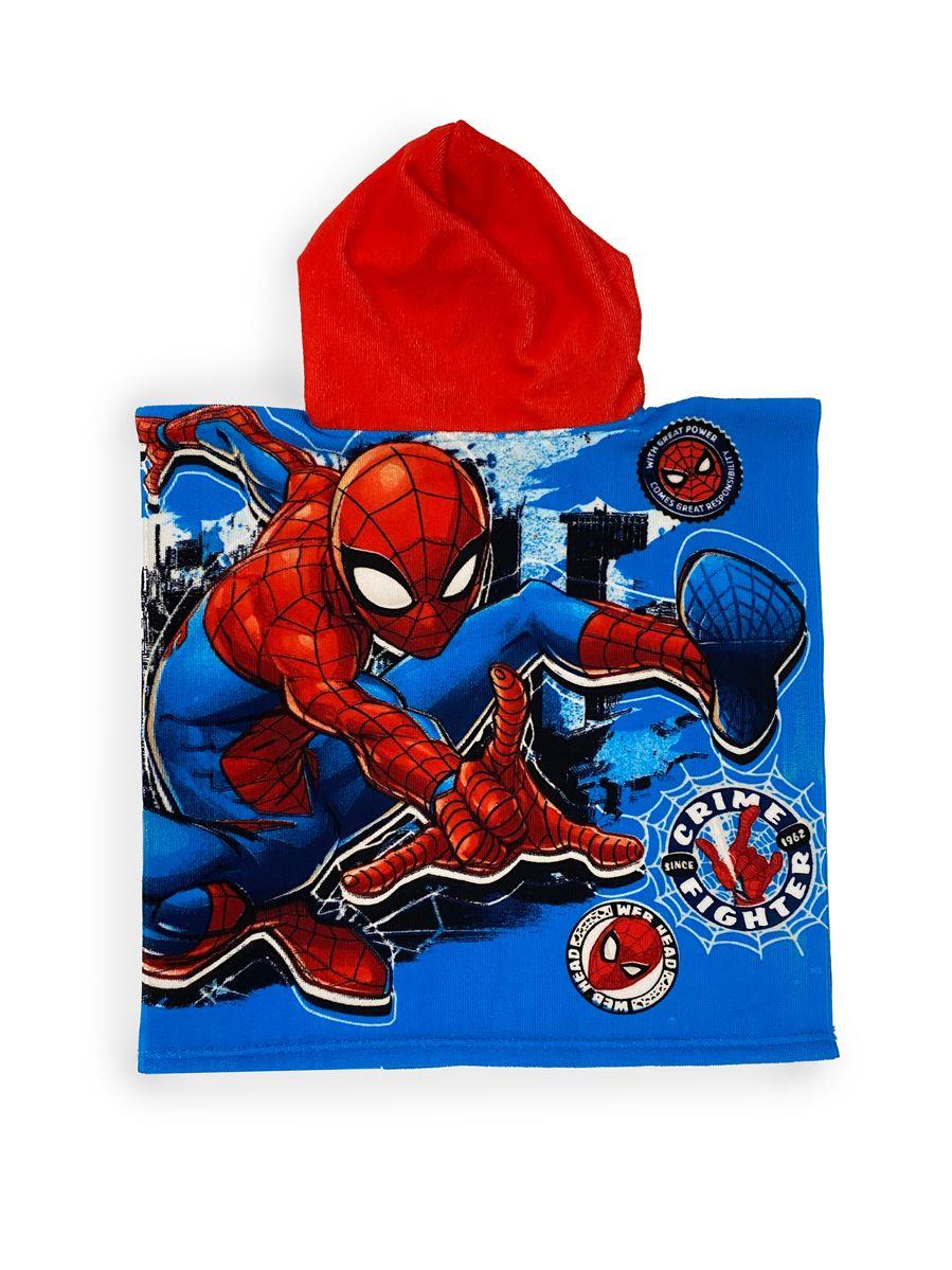 Πόντσο Θαλάσσης Quick Dry Marvel Spider-Man 17 50X100 Sky Blue 100% Microfiber φωτογραφία