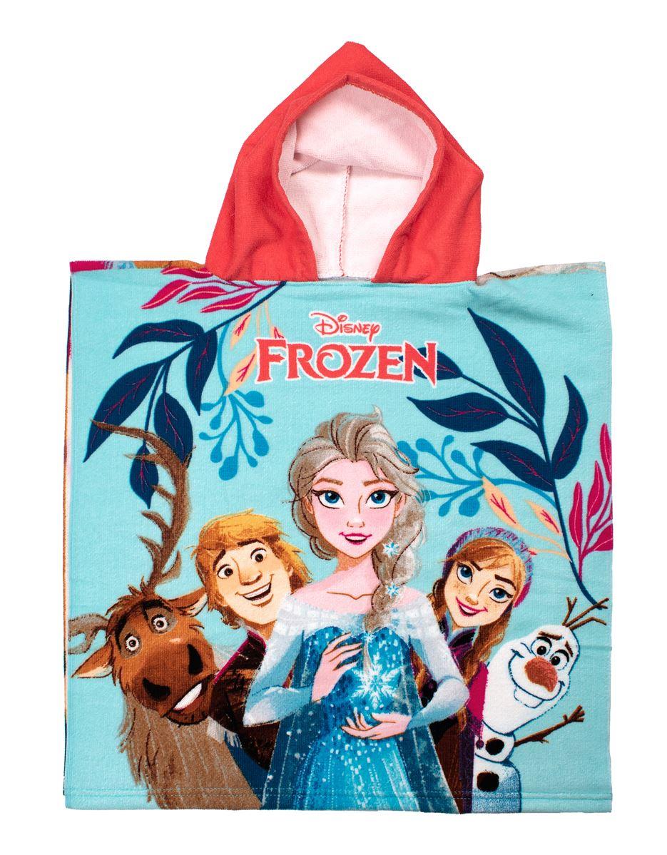 Disney Home Πόντσο Θαλάσσης Quick Dry Disney Home Frozen 27 50X100 Sky Blue 100% Microfiber