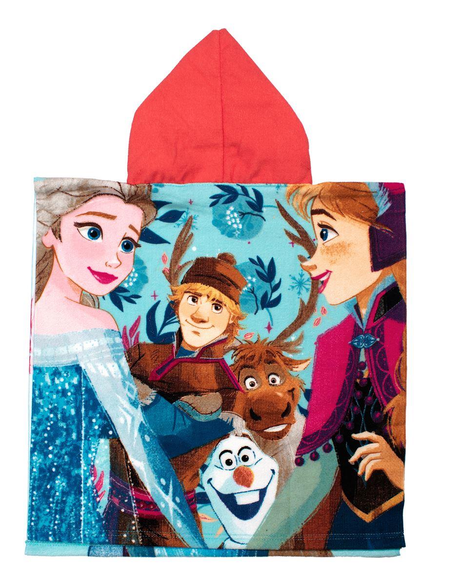 Πόντσο Θαλάσσης Quick Dry Disney Home Frozen 27 50X100 Sky Blue 100% Microfiber φωτογραφία