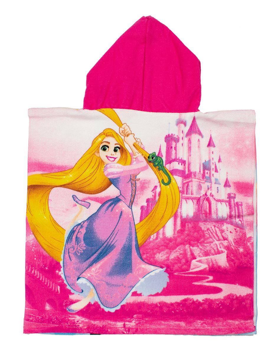 Πόντσο Θαλάσσης Quick Dry Disney Home Princess 24 50X100 Pink 100% Microfiber φωτογραφία