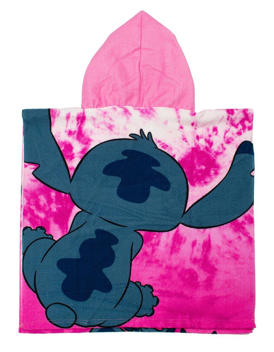 Πόντσο Θαλάσσης Quick Dry Disney Home Lilo & Stitch 22 50X100 Pink 100% Microfiber φωτογραφία