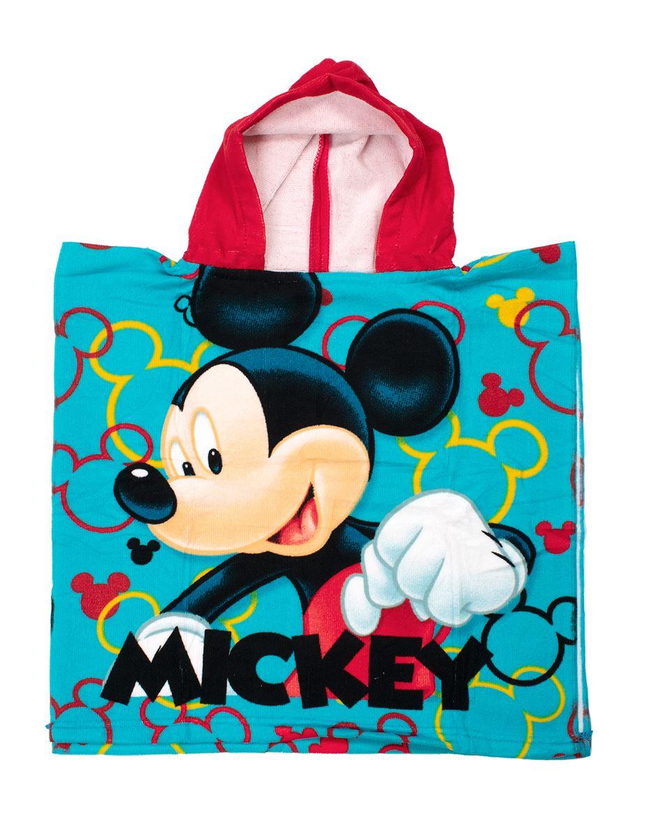 Disney Home Πόντσο Θαλάσσης Quick Dry Disney Home Mickey 05 50X100 Sky Blue 100% Microfiber