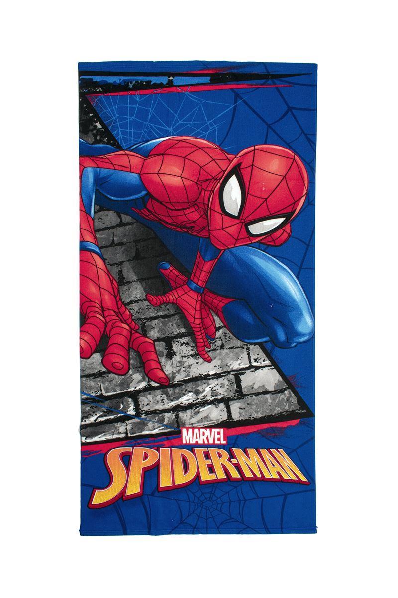 Marvel Πετσέτα Θαλάσσης Quick Dry Marvel Spider-Man 97 70X140 Digital Print Blue 100% Microfiber