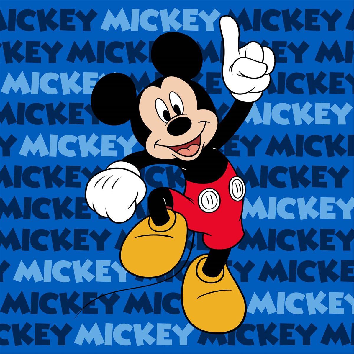 Disney Home Λαβέτα Νηπιαγωγείου Disney Home Mickey 50 30X30 Blue 100% Polyester