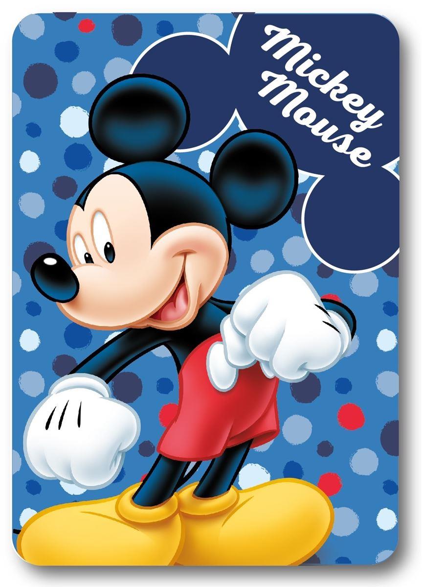 Disney Home Κουβέρτα Fleece Disney Home Mickey 28 100X140 Blue 100% Polyester