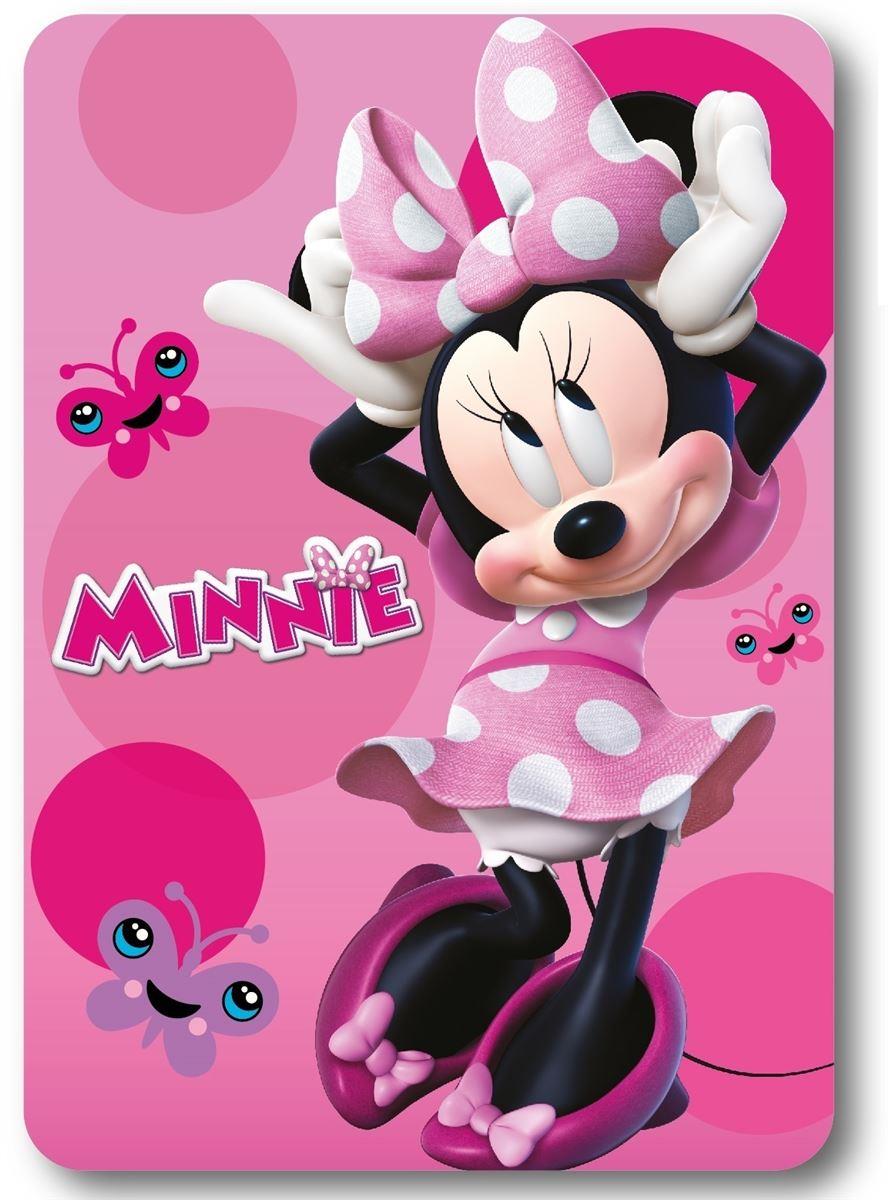 Disney Home Κουβέρτα Fleece Disney Home Minnie 19 100X140 Pink 100% Polyester