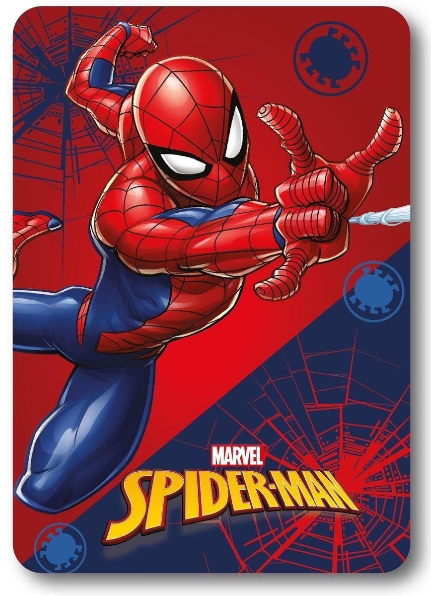 Marvel Κουβέρτα Fleece Marvel Spider-Man 23 100X140 Red 100% Polyester