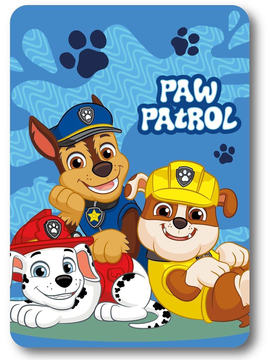 Nickelodeon Κουβέρτα Fleece Nickelodeon Paw Patrol 62 100X140 Blue 100% Polyester