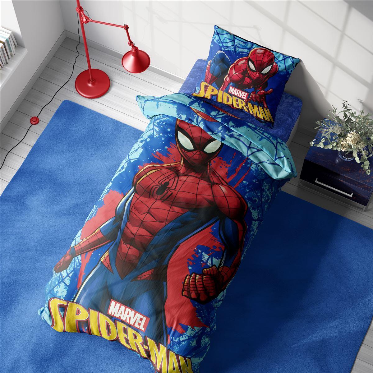 Marvel Πάπλωμα Marvel Spider-Man 711 160X240 Electric Blue 100% Cotton