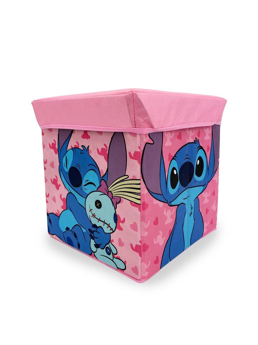 Disney Home Κουτί-Σκαμπό Disney Home Lilo & Stitch 13 30X30X30 Pink 100% Polyester