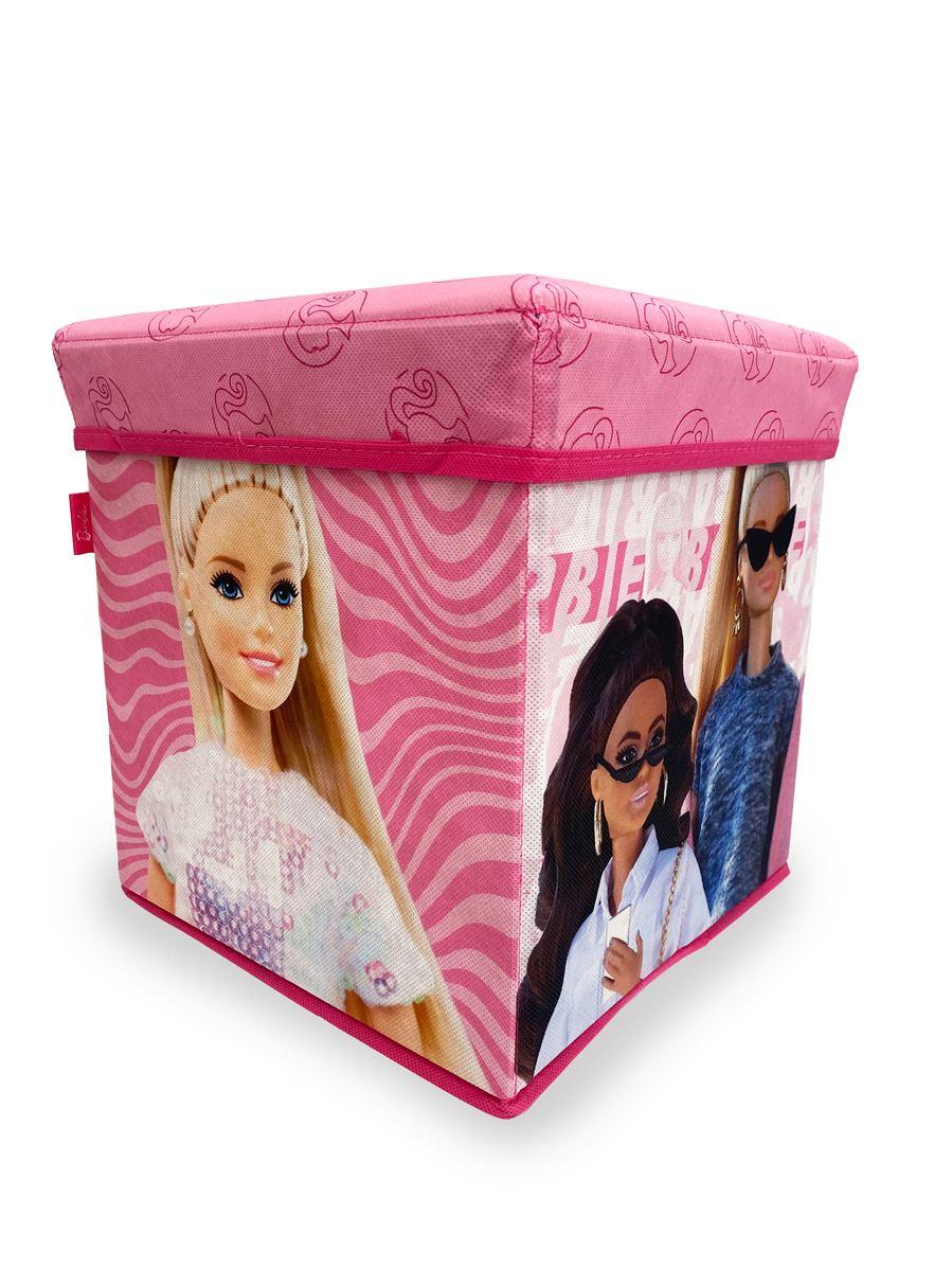 Mattel Κουτί-Σκαμπό Mattel Barbie 15 30X30X30 Pink 100% Polyester