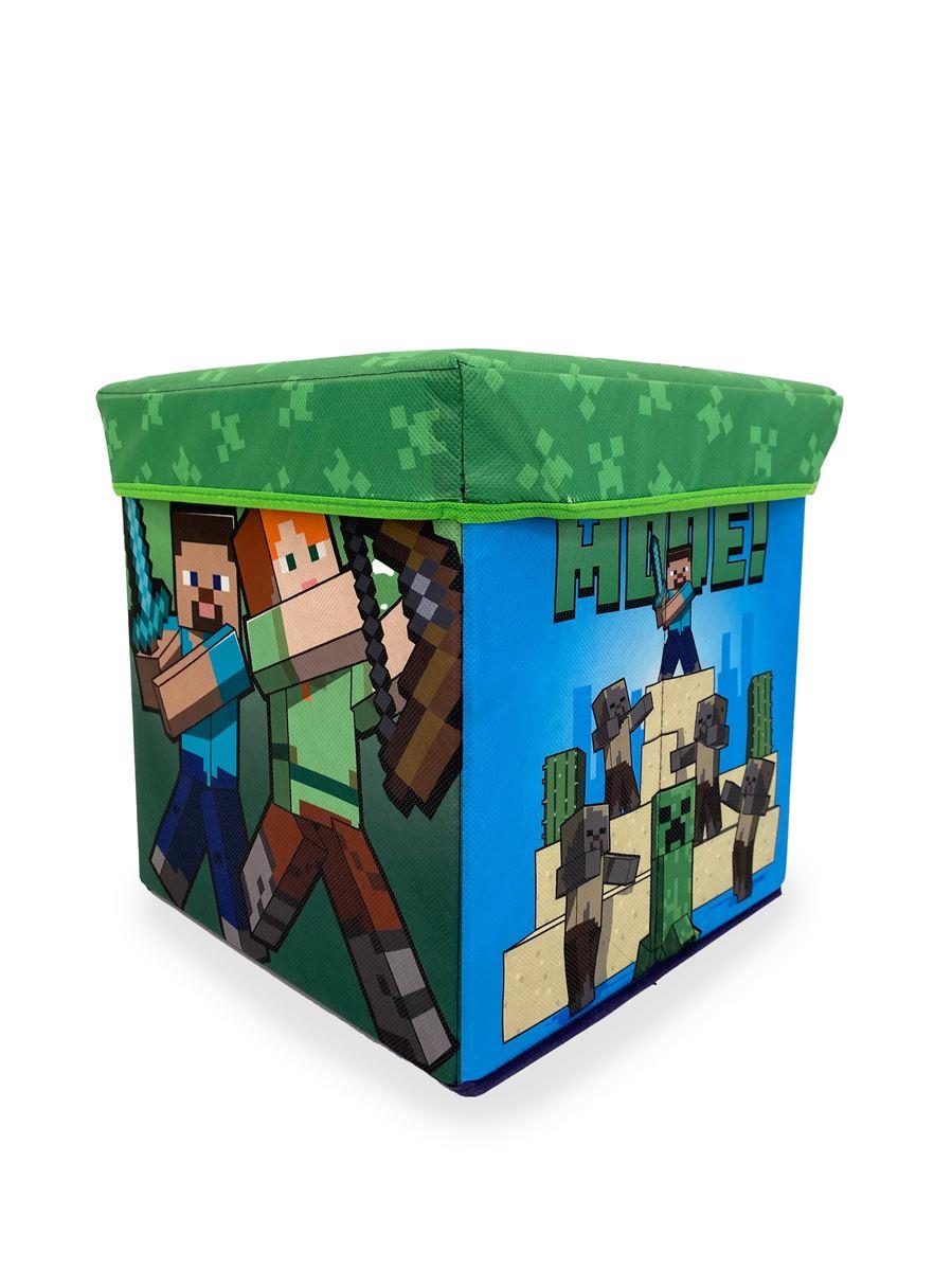 Mojang Κουτί-Σκαμπό Mojang Minecraft 28 30X30X30 Green 100% Polyester