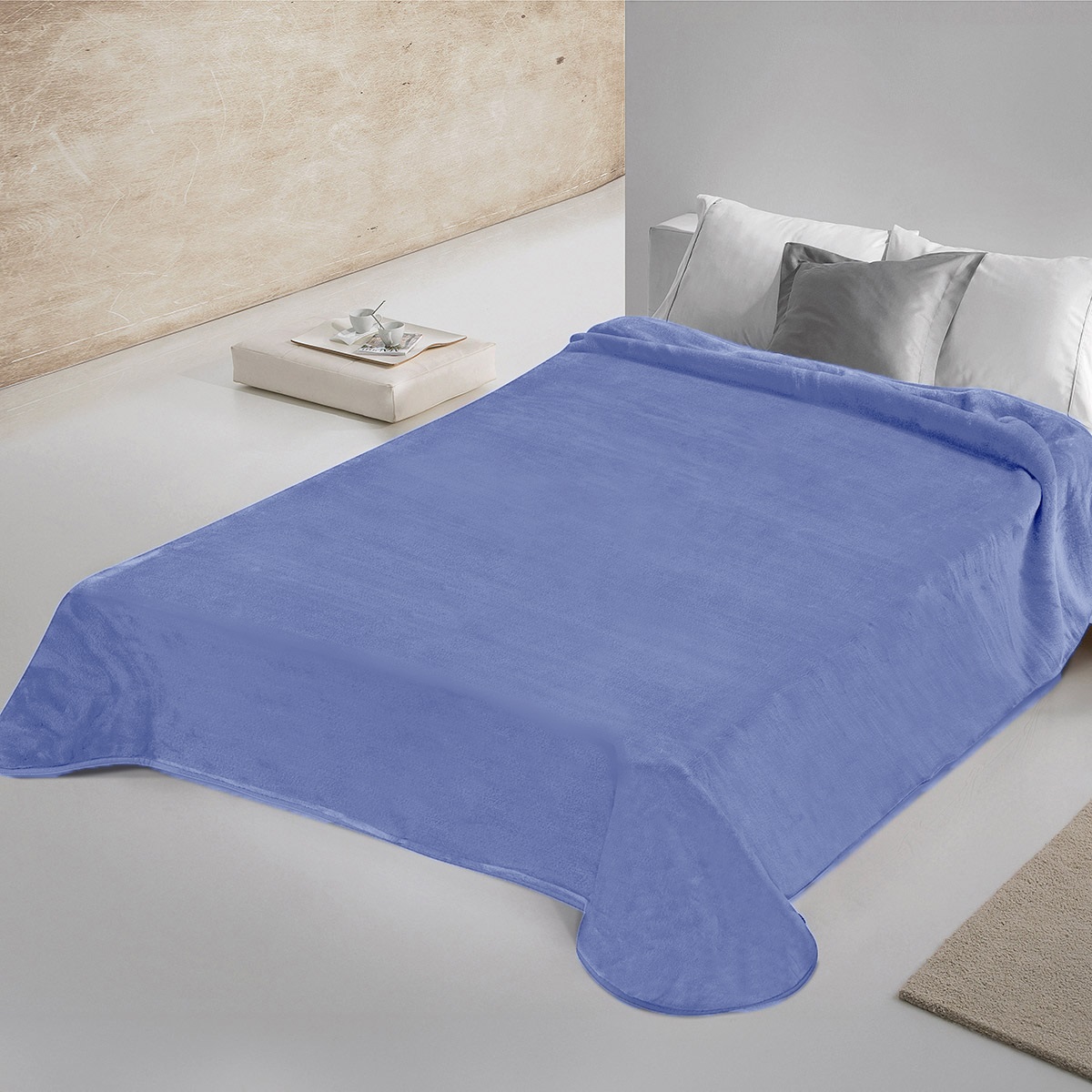 Adamhome ΚΟΥΒΕΡΤΑ ΜΟΝΗ 160X220 ADAM HOME 700 BLUE