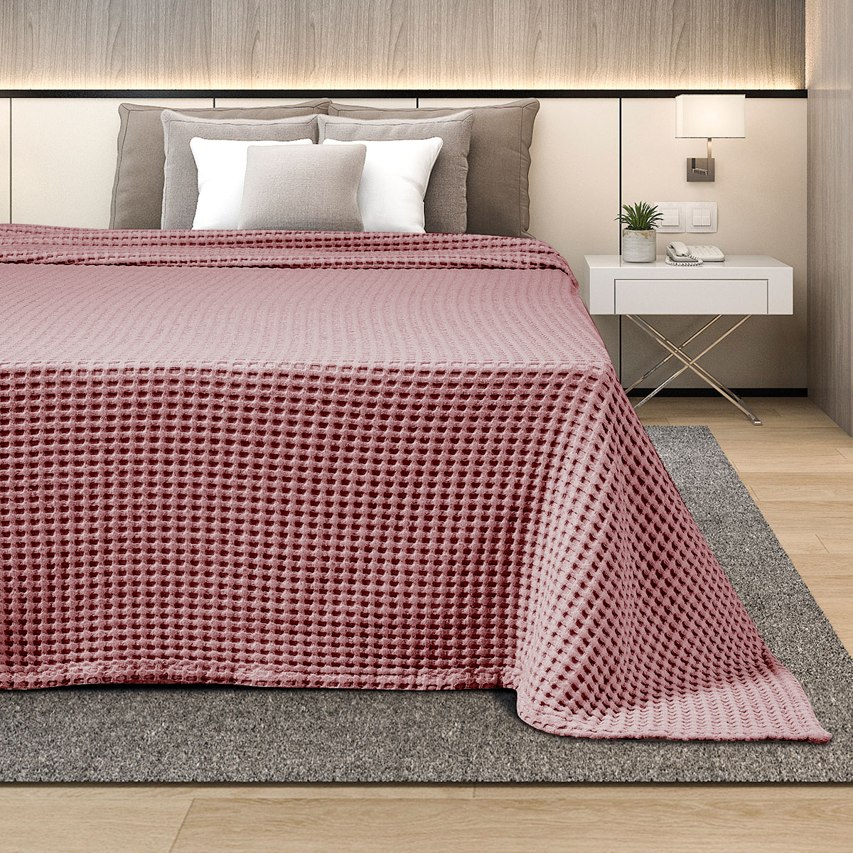 Adamhome ΚΟΥΒΕΡΤΑ ΠΙΚΕ ΜΟΝΗ 170Χ240 ADAM HOME OPAL ROSE