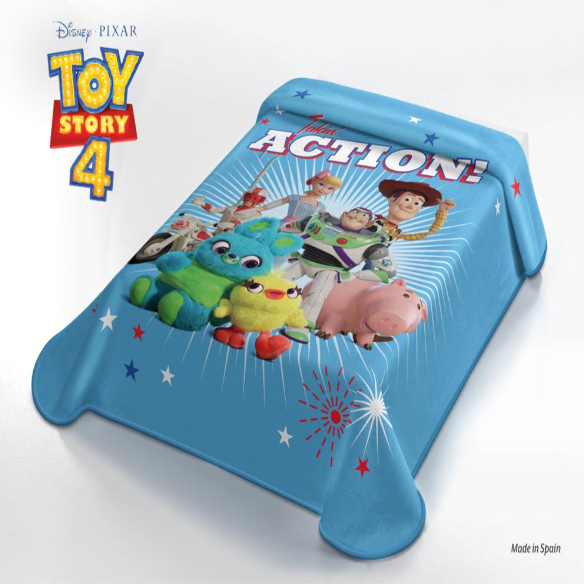 Belpla ΚΟΥΒΕΡΤΑ ΜΟΝΗ 160X220 DISNEY ΙΣΠΑΝΙΑΣ BELPLA TOY STORY